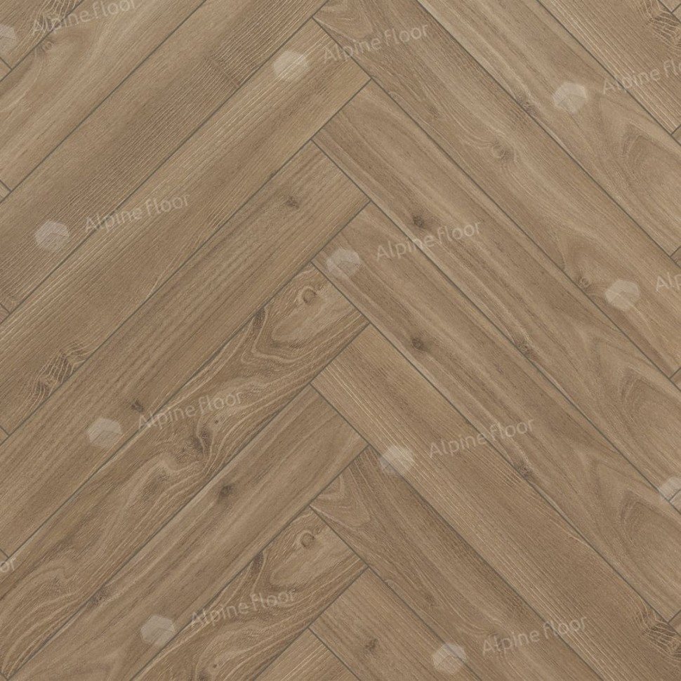 Ламинат "Alpine Floor" Herringbone 12 Дуб Калабрия (600*100*12 мм) — купить в Вологде