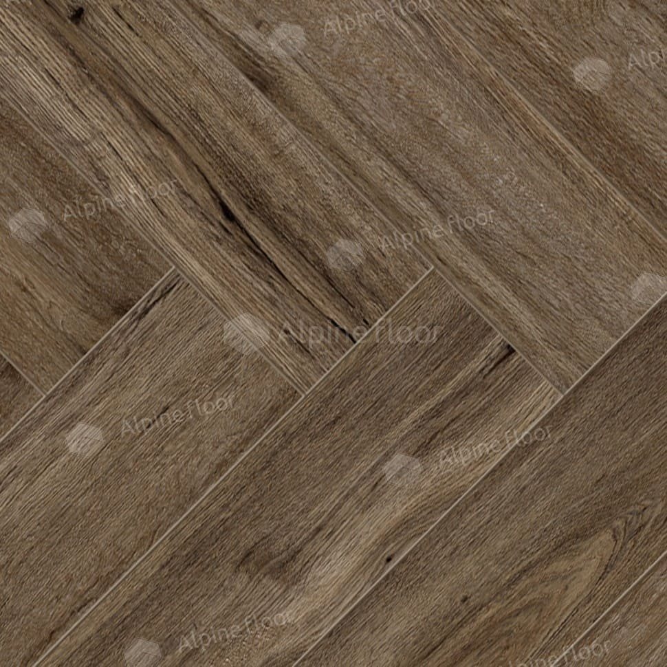 Ламинат "Alpine Floor" Herringbone Дуб Бордо (606*101*8 мм) — купить в Вологде