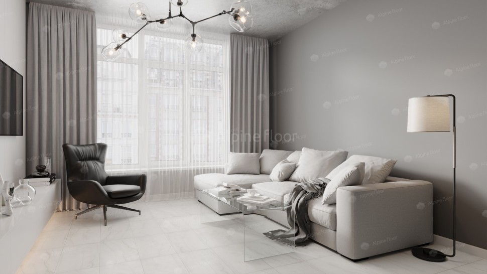 Виниловая плитка "Alpine Floor" Light Stone Брайс (608*303*2,5 мм) — купить в Вологде