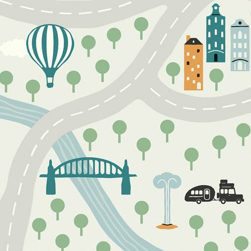 Линолеум бытовой "IVC" Neo Karta 82 (3м) — купить в Вологде