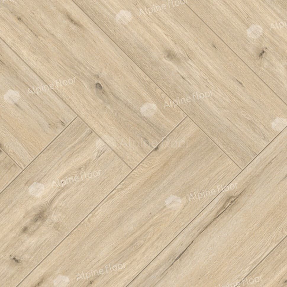 Ламинат "Alpine Floor" Herringbone Дуб Лион (606*101*8 мм) — купить в Вологде
